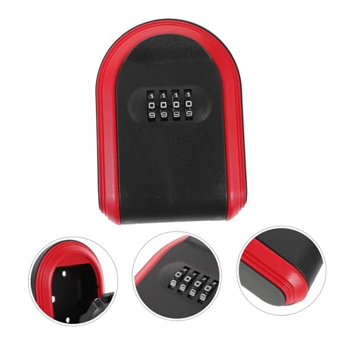 CLISPEED Wandmontierte Schlüsselbox mit Zahlenschloss Wetterfeste Safe Box aus Robustem Material für Außenbereich Wiederverstellbarer Code zur Sicheren Aufbewahrung von Hausschlüsseln bei CLISPEED Wandmontierte Schlüsselbox mit Zahlenschloss Wetterfeste Safe Box aus Robustem Material für Außenbereich Wiederverstellbarer Code zur Sicheren Aufbewahrung von Hausschlüsseln bei von CLISPEED