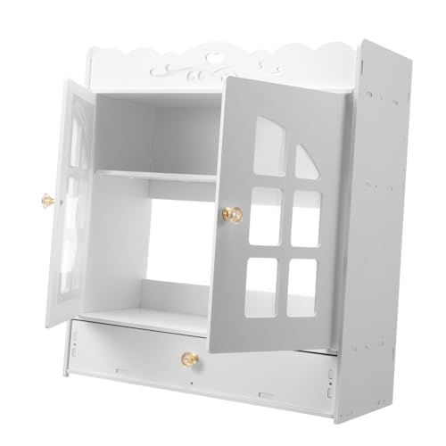 CLISPEED Wandmontierter Badezimmer Aufbewahrungsschrank Großzügiger Stanzfreier Kosmetik Organizer für Feuchte Umgebungen für Badezimmerstile mit Langlebigen Fächern für Ordnung und von CLISPEED