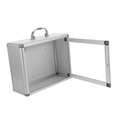 CLISPEED Wandmontiertes Medikamentenfach Metall Aufbewahrungsbox Notfallapotheke Wandkasten für Banken Büro Bad Multifunktionale Lagerung Schnelle Montage Platzsparend Robust Langlebig CLISPEED Wandmontiertes Medikamentenfach Metall Aufbewahrungsbox Notfallapotheke Wandkasten für Banken Büro Bad Multifunktionale Lagerung Schnelle Montage Platzsparend Robust Langlebig von CLISPEED