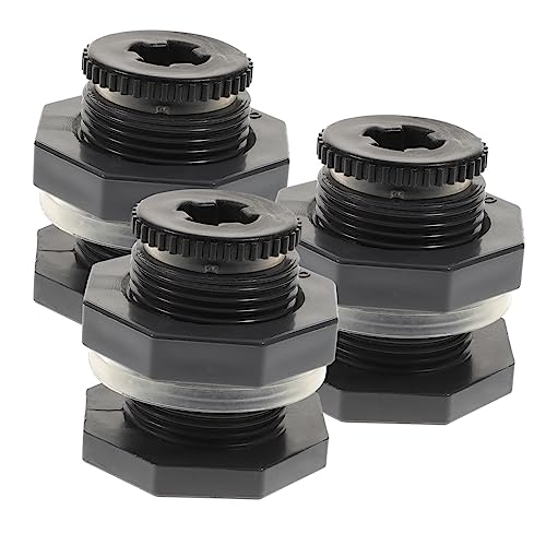 CLISPEED Wasserbehälteranschluss Durchgangsverschraubung PVC Wasseranschluss für Regentonnen Wassertanks Aquarien Installieren Teiliges Set mit Dichtungsring CLISPEED Wasserbehälteranschluss Durchgangsverschraubung PVC Wasseranschluss für Regentonnen Wassertanks Aquarien Installieren Teiliges Set mit Dichtungsring von CLISPEED