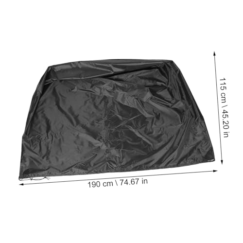 CLISPEED Wasserdichte Abdeckhaube für Egg Swing Chair Outdoor Möbel Schutz mit Verstellbarem Zugband Wetterfest UV beständig Staubdicht für Patio Hängesessel und Schwingstuhl von CLISPEED