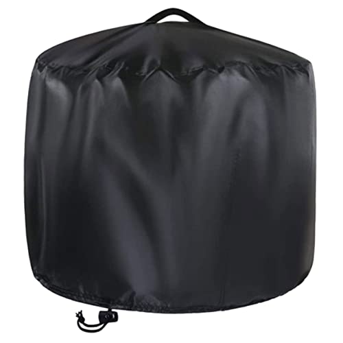 CLISPEED Wasserdichte Feuerstellen Schutzhülle mit Zugband Langlebiger Outdoor Grill Schutz für Runde Feuerstellen und Barbecue Öfen Leicht Tragbar Einfach zu Reinigen Passend für Garten von CLISPEED
