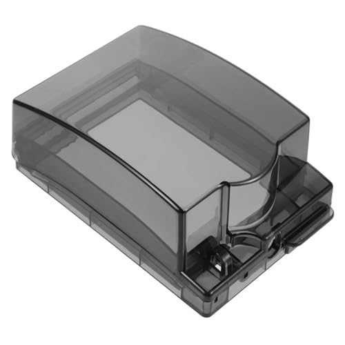 CLISPEED Wasserdichte Steckdosenabdeckung Schutzbox Selbstklebend aus Robustem PP für Badezimmer und Küche Spritzschutz Steckdosenabdeckung Erhöht und Vergrößert für Sichere von CLISPEED