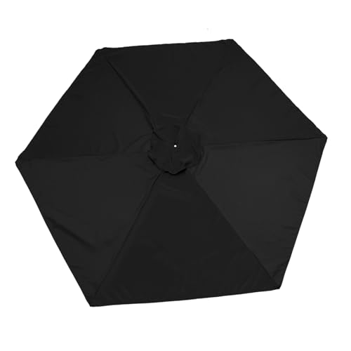 CLISPEED Wasserdichter Ersatzbezug für Speichen Sonnenschirm UV Schutz Polyester Baldachin Schmutzabweisend Einfache Montage für Terrasse und Garten von CLISPEED