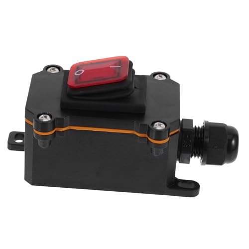 CLISPEED Wasserdichter Inline Kippschalter Positionen Wetterfester Off Schalter für Außenbereich Robustes Material Einfache Installation für Kabelbox Gartensteckdosen Geeignet CLISPEED Wasserdichter Inline Kippschalter Positionen Wetterfester Off Schalter für Außenbereich Robustes Material Einfache Installation für Kabelbox Gartensteckdosen Geeignet von CLISPEED