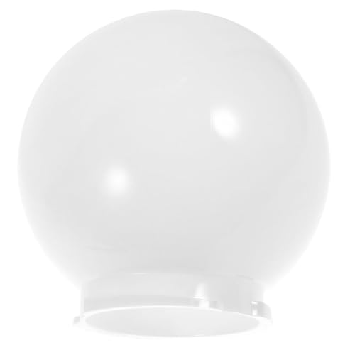 CLISPEED Wasserdichter Kugel Lampenschirm Ersatz für Garten und Außenleuchten Bruchsicherer Lichtpendant Abdeckung Moderner Runder Lampenschirm für Patio und Hofbeleuchtung von CLISPEED