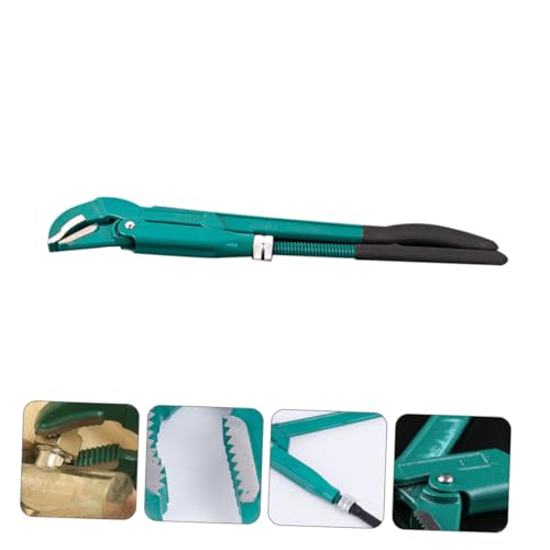 CLISPEED Wasserpumpenzange Carbonstahl Rohrzange Zahn Design Verstellbar Rutschfeste Doppelschicht griff Sanitärwerkzeug für Sanitär Rohrinstallationen von CLISPEED