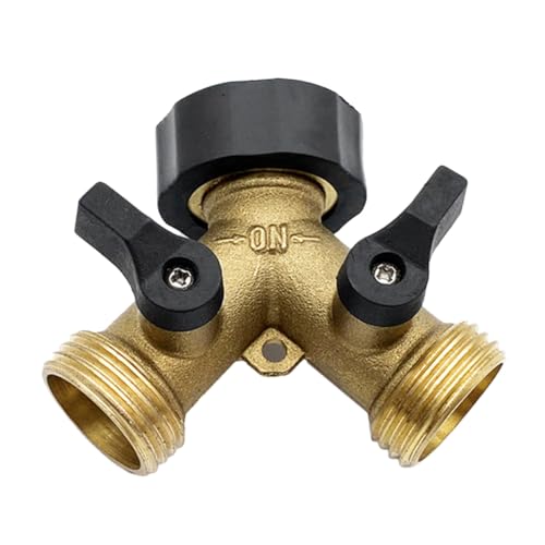 CLISPEED Wege Garten Schlauchverteiler Y Verteiler mit Kugelhahn Robuster Wasserhahn Adapter aus Nickelfarbenem Kupfer Mehrfach Steuerung für Garten Autowäsche Platzsparend Dicht und CLISPEED Wege Garten Schlauchverteiler Y Verteiler mit Kugelhahn Robuster Wasserhahn Adapter aus Nickelfarbenem Kupfer Mehrfach Steuerung für Garten Autowäsche Platzsparend Dicht und von CLISPEED