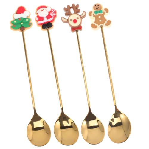 CLISPEED Weihnachtliches Besteckset Teilig Edelstahl Harz Rostfrei Cartoon Design Glatte Kanten Sicher Für Festliche Tafel Weihnachten Tischgeschirr CLISPEED Weihnachtliches Besteckset Teilig Edelstahl Harz Rostfrei Cartoon Design Glatte Kanten Sicher Für Festliche Tafel Weihnachten Tischgeschirr von CLISPEED