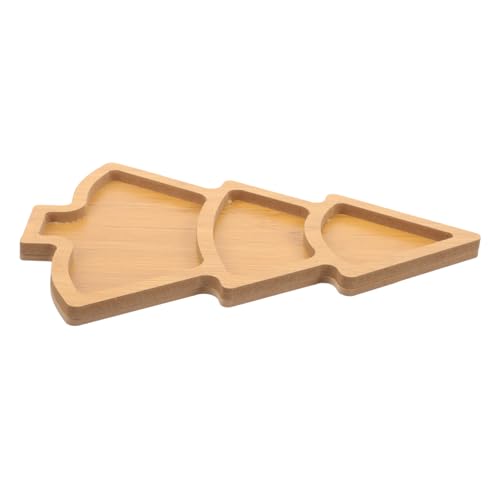 CLISPEED Weihnachtsbaum Holz Serviertablett Snack Servierplatte mit Großer Kapazität Mehrfachfächer für Nüsse Obst Trockenfrüchte Festliches Essgeschirr für Weihnachtsfeiern und Partys CLISPEED Weihnachtsbaum Holz Serviertablett Snack Servierplatte mit Großer Kapazität Mehrfachfächer für Nüsse Obst Trockenfrüchte Festliches Essgeschirr für Weihnachtsfeiern und Partys von CLISPEED