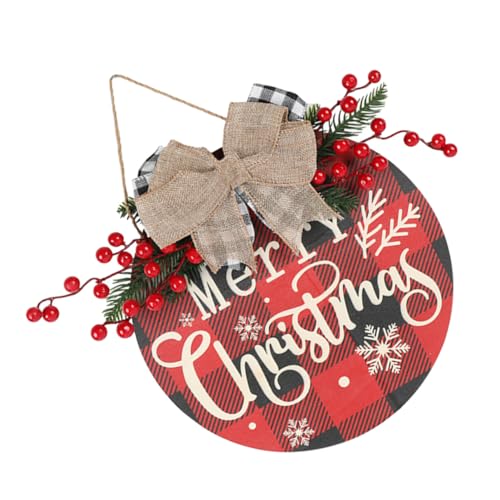 CLISPEED Weihnachtsdekoration Türbehang aus Holz mit Merry Christmas Langlebiges Türhänger Element für Festliche und Partygestaltung Warmes für Zuhause und Laden CLISPEED Weihnachtsdekoration Türbehang aus Holz mit Merry Christmas Langlebiges Türhänger Element für Festliche und Partygestaltung Warmes für Zuhause und Laden von CLISPEED