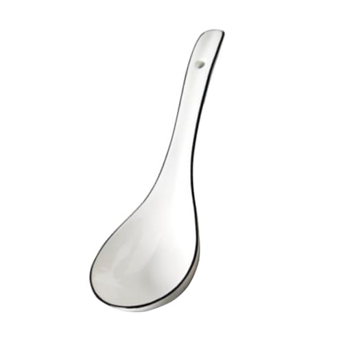 CLISPEED Weiße Keramik Suppenlöffel Schöpflöffel Multifunktional für Haushalt und Restaurant Porridge Löffel Stilvolles Design Spülmaschinengeeignet Robust und Vielseitig Einsetzbar CLISPEED Weiße Keramik Suppenlöffel Schöpflöffel Multifunktional für Haushalt und Restaurant Porridge Löffel Stilvolles Design Spülmaschinengeeignet Robust und Vielseitig Einsetzbar von CLISPEED