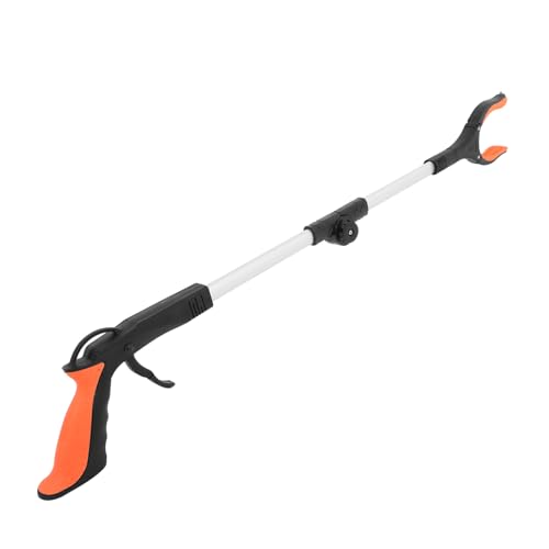 CLISPEED Werkzeug Müllzange Faltbarer Picker Pick-Klaue Leichter Stick-Grabber Helfen Zu Hause Tragbares Greif Müll Extra Pickup Orange Handlich Würfe Greifen Nach - Dreck von CLISPEED