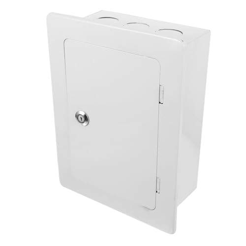 CLISPEED Wetterfester Verteilerkasten aus Kaltwalzstahl Outdoor Projektbox mit Sicherem Kabelschutz Vielseitige Montage für Außenbereich Einfache Installation Robuste Telefon und CLISPEED Wetterfester Verteilerkasten aus Kaltwalzstahl Outdoor Projektbox mit Sicherem Kabelschutz Vielseitige Montage für Außenbereich Einfache Installation Robuste Telefon und von CLISPEED