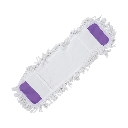CLISPEED Wischmopp Bezug aus Baumwolle Wiederverwendbare Mop Ersatzpads mit Mikrofaser Stark Saugfähig und Waschbar Geeignet für Hartböden Ecken und Kanten Kostensparende Reinigungslösung von CLISPEED