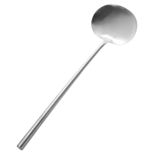CLISPEED Wok Spatel mit Langem Griff Hitzebeständig und Langlebig Küchenutensil für Wok und Pfanne zum Wenden und Servieren von Gerichten CLISPEED Wok Spatel mit Langem Griff Hitzebeständig und Langlebig Küchenutensil für Wok und Pfanne zum Wenden und Servieren von Gerichten von CLISPEED