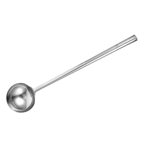 CLISPEED Wok Utensil Langer Griff Schöpflöffel Rostfrei Küchenhelfer für Wasser und Suppe Antihaftbeschichtet rutschfest Vielseitig Einsetzbar für Haushalt und von CLISPEED