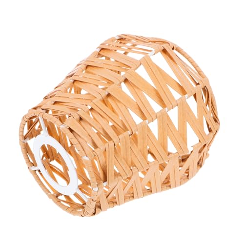 CLISPEED Woven Rattan Lampenschirm Vintage Boho Deckenleuchte Für Esszimmer Schlafzimmer Küchendecke Rustikaler Korb lampenschirm Ersatzschirm Einzigartige Japanische Ästhetik CLISPEED Woven Rattan Lampenschirm Vintage Boho Deckenleuchte Für Esszimmer Schlafzimmer Küchendecke Rustikaler Korb lampenschirm Ersatzschirm Einzigartige Japanische Ästhetik von CLISPEED