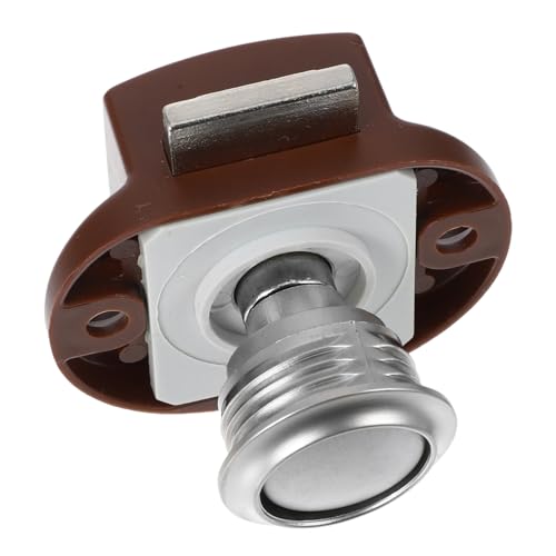 CLISPEED Zinklegierung Push Button Schloss für Wohnmobil Schrankschlösser Druckknopf Verriegelung für Schranktüren Einfache Montage Vielseitig Einsetzbar für Hängeschränke von CLISPEED