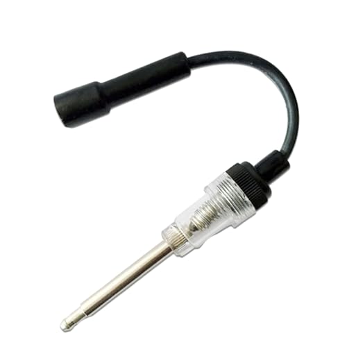 CLISPEED Zündkerzen Zündspulentester Inline Diagnosetool für Auto Rasenmäher Motorräder mit Sichtbarem Funkenprüfer zur Zündungsanalyse und Am Zündsystem Zufällige Farbe Zufällige Farbe von CLISPEED