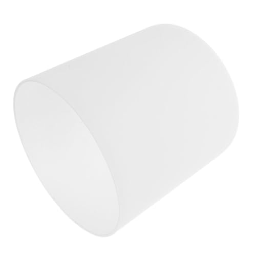 CLISPEED Zylindrischer Glas Lampenschirm Opal Fassung Ersatz Lampenschirm für Deckenleuchte Pendellampe Tischlampe mit Gleichmäßiger Lichtverteilung und Zeitlosem Minimalistischem Design von CLISPEED