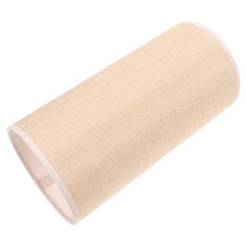 CLISPEED Zylindrischer Lampenschirm aus Leinen Langlebige Wand Stehleuchte Abdeckung Einfache Montage Stilvoller Ersatz für Barrel Lamp Shades Nachhaltig und Robust von CLISPEED