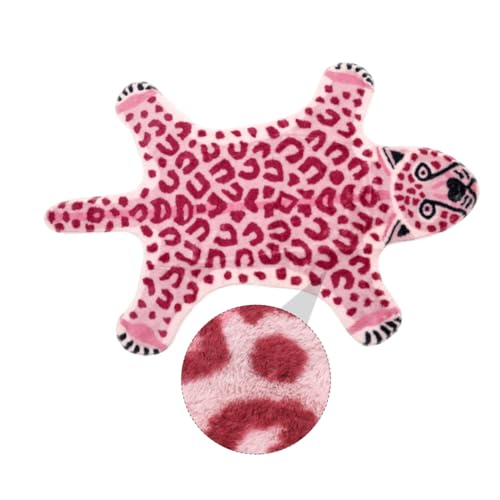 CLISPEED rutschfeste Bodenmatte Löwenform Teppich Waschbar für Wohnzimmer Schlafzimmer Badezimmer Kinderzimmer Haustierbereich Schmutzfangmatte mit Kreativem Muster und Verschleißfestem von CLISPEED