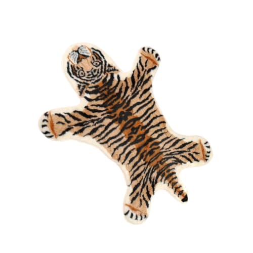 CLISPEED rutschfeste Tiger Print Fußmatte Rutsch Türvorleger Teppich für Badezimmer Wohnzimmer Eingangsbereich Leichter Pflegeleichter Bodenschutz mit Stilvollem Animal Design CLISPEED rutschfeste Tiger Print Fußmatte Rutsch Türvorleger Teppich für Badezimmer Wohnzimmer Eingangsbereich Leichter Pflegeleichter Bodenschutz mit Stilvollem Animal Design von CLISPEED
