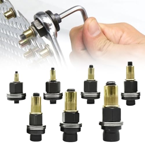 CLIUNT 7 Stück Nietmutternzange Set, Nietmuttern Nieten Set, für M3 M4 M5 M6 M8 M10 M12, Nietenzange Nietmuttern Set Werkzeug Manuelle Nietmaschine, für Nietmutter Werkzeug von CLIUNT