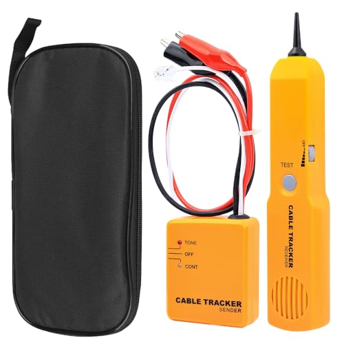CLIUNT Cable Tracker, kabelbruch mähroboter, kabelbruch finder mähroboter, leitungssuchgerät, Kabelfinder Kabeltester Leitungssucher,RJ11 Kabel-Tracer und Tongenerator, mit einstellbarer Lautstärke CLIUNT Cable Tracker, kabelbruch mähroboter, kabelbruch finder mähroboter, leitungssuchgerät, Kabelfinder Kabeltester Leitungssucher,RJ11 Kabel-Tracer und Tongenerator, mit einstellbarer Lautstärke von CLIUNT