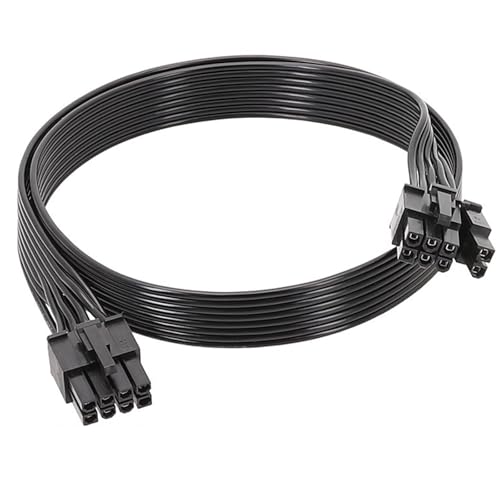 CLKE PCIE Kabel für Corsair, 65 cm PSU 8 Pin auf 6+2 Pin Stecker auf Stecker GPU Adapter, PCIE Kabel für Thermaltake, Modulares Netzteil-Verlängerungskabel für ARESGAME von CLKE