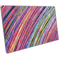 Lebendige Abstrakte Regenbogen Gebogene Streifen Leinwand Wandkunst Für Modernes Zuhause Und Büro Dekor Lebendige Abstrakte Regenbogen Gebogene Streifen Leinwand Wandkunst Für Modernes Zuhause Und Büro Dekor von CLKPrintArt