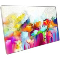 Lebendiges Abstraktes Ölgemälde Auf Leinwand Moderne Wandkunst Für Das Haus Oder Büro Lebendiges Abstraktes Ölgemälde Auf Leinwand Moderne Wandkunst Für Das Haus Oder Büro von CLKPrintArt