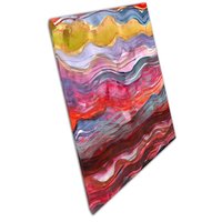 Lebendige Abstrakte Aquarell Linien Leinwand Moderne Wandkunst Für Die Inneneinrichtung Von Haus & Büro Lebendige Abstrakte Aquarell Linien Leinwand Moderne Wandkunst Für Die Inneneinrichtung Von Haus & Büro von CLKPrintArt