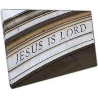 Leinwand Wandkunst Jesus Ist Herr Text Für Kirche Wohnkultur von CLKPrintArt
