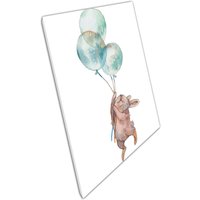 Wunderbare Hasen Leinwand Druck - Aquarell Luftballons Kunst Für Kinderzimmer Dekor Wunderbare Hasen Leinwand Druck - Aquarell Luftballons Kunst Für Kinderzimmer Dekor von CLKPrintArt