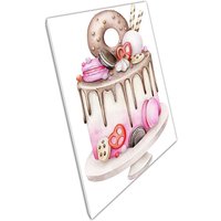 Wunderliche Bäckerei Aquarell Druck Küche Kuchen Kunst Für Haus Büro Dekor von CLKPrintArt