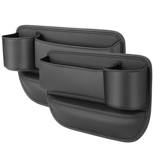 CLKYHJKD Autositz Gap Aufbewahrungsbox aus PU-Leder für VW Tiguan Allspace Tiguan L LWB 2017~2023 7-Sitzer, Gap Lückenfüller Organizer Seat Storage Box Auto Mittelkonsole, Vordersitzen Seitentasche CLKYHJKD Autositz Gap Aufbewahrungsbox aus PU-Leder für VW Tiguan Allspace Tiguan L LWB 2017~2023 7-Sitzer, Gap Lückenfüller Organizer Seat Storage Box Auto Mittelkonsole, Vordersitzen Seitentasche von CLKYHJKD
