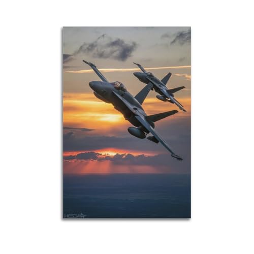 CLLHOK F-18 Hornet Fighter Jet Poster Wandbild fr Wohnzimmer, 60 x 90 cm CLLHOK F-18 Hornet Fighter Jet Poster Wandbild fr Wohnzimmer, 60 x 90 cm von CLLHOK