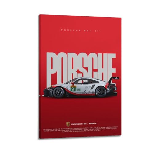 Rennwagen-Poster 911 GT3 RSR #91 Sportwagen, dekoratives Gemälde, Leinwand-Kunstbild, 30 x 45 cm Rennwagen-Poster 911 GT3 RSR #91 Sportwagen, dekoratives Gemälde, Leinwand-Kunstbild, 30 x 45 cm von CLLHOK