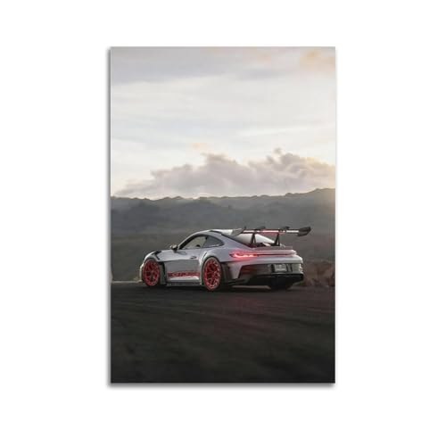 CLLHOK Sportwagen-Poster 992 911 Gt3 RS Rennwagen, Supercar, Wandbild, Querformat, Vintage, Porsche 911 Gt3 RS, Indoor, Wandmontage, Ungerahmt, 12x18 Zoll, 45x45 cm, 112 Gramm CLLHOK Sportwagen-Poster 992 911 Gt3 RS Rennwagen, Supercar, Wandbild, Querformat, Vintage, Porsche 911 Gt3 RS, Indoor, Wandmontage, Ungerahmt, 12x18 Zoll, 45x45 cm, 112 Gramm von CLLHOK
