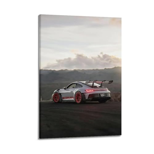 Sportwagen-Poster für 992 911 Gt3 RS Rennwagen, Supercar, dekoratives Gemälde, Leinwand-Kunstbild, 30 x 45 cm Sportwagen-Poster für 992 911 Gt3 RS Rennwagen, Supercar, dekoratives Gemälde, Leinwand-Kunstbild, 30 x 45 cm von CLLHOK