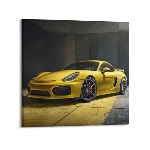 Supercar Poster 718 Cayman GT4 Rennwagen Sportwagen, dekoratives Gemälde, Leinwand, Kunstbild, 40 x 40 cm Supercar Poster 718 Cayman GT4 Rennwagen Sportwagen, dekoratives Gemälde, Leinwand, Kunstbild, 40 x 40 cm von CLLHOK