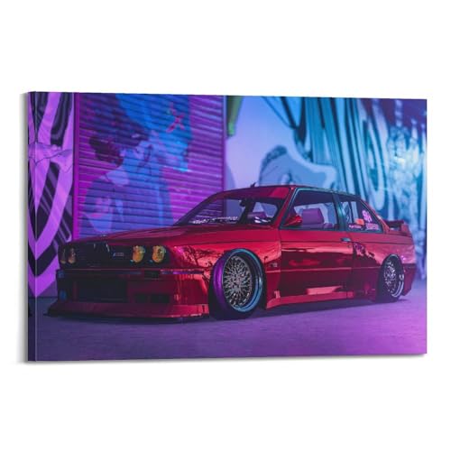 Vintage-Poster E30 M3, Anime-Auto-Poster, dekoratives Gemälde, Leinwand, Kunstbild, 30 x 45 cm Vintage-Poster E30 M3, Anime-Auto-Poster, dekoratives Gemälde, Leinwand, Kunstbild, 30 x 45 cm von CLLHOK