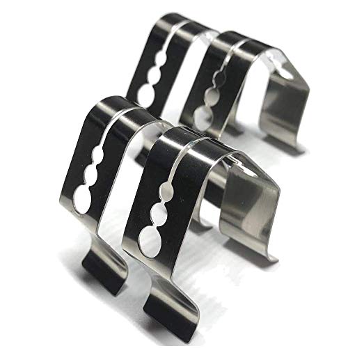 CLORY 4 Stück Ersatz Thermopro Maverick Sonde Clip Universal Temperatur Lesen Thermometer Grill Clip Zubehör Smoker Ambient Sonde Halter Sonde Clip Halter CLORY 4 Stück Ersatz Thermopro Maverick Sonde Clip Universal Temperatur Lesen Thermometer Grill Clip Zubehör Smoker Ambient Sonde Halter Sonde Clip Halter von CLORY