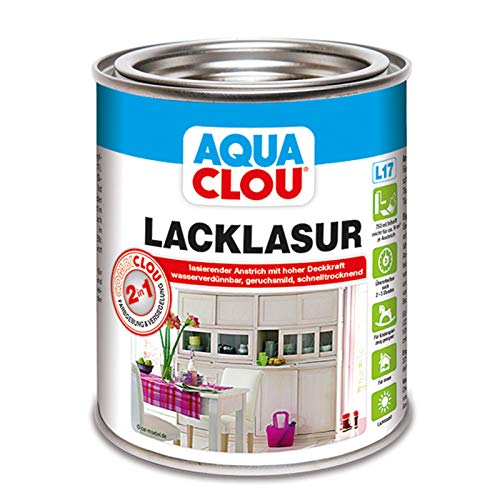 AQUA COMBI-CLOU Lack-Lasur weiß 0,750 L von CLOU