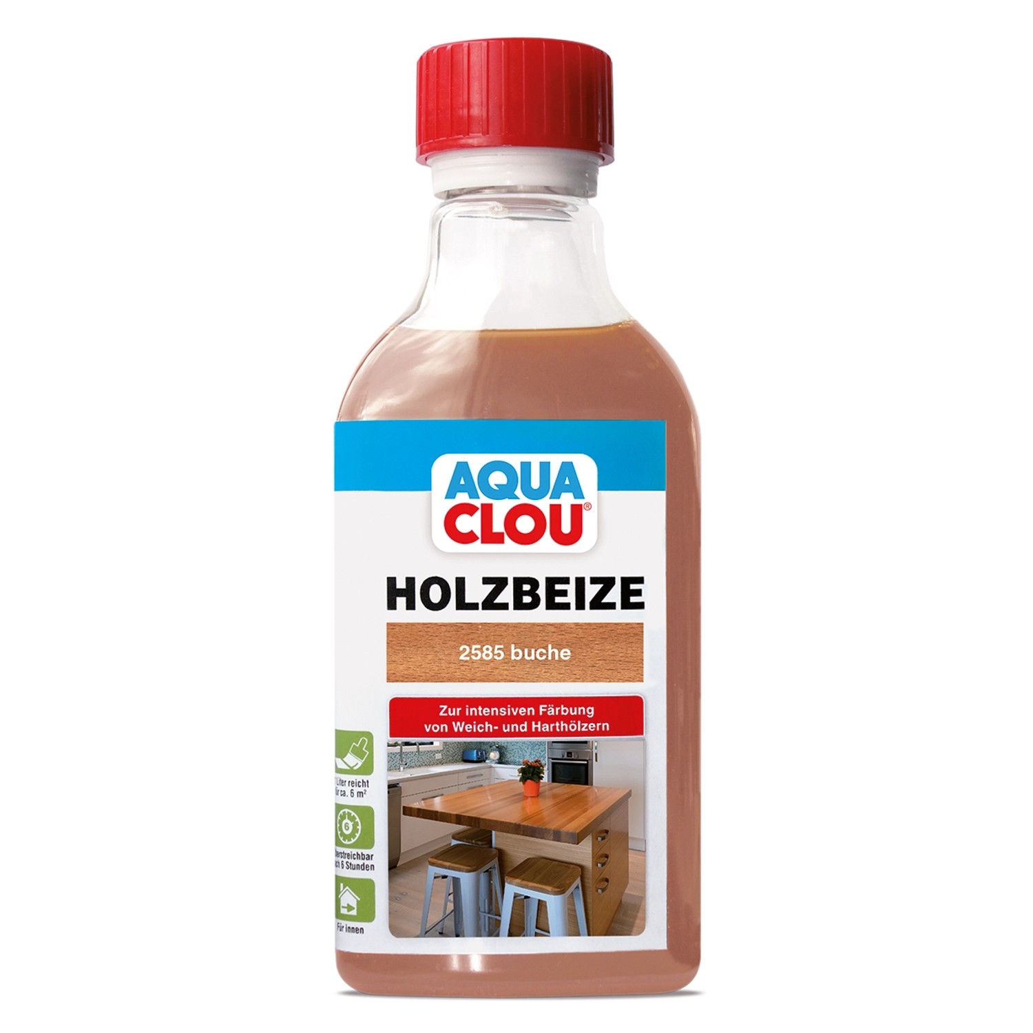 Aqua Clou Holzbeize Buche 250 ml von CLOU