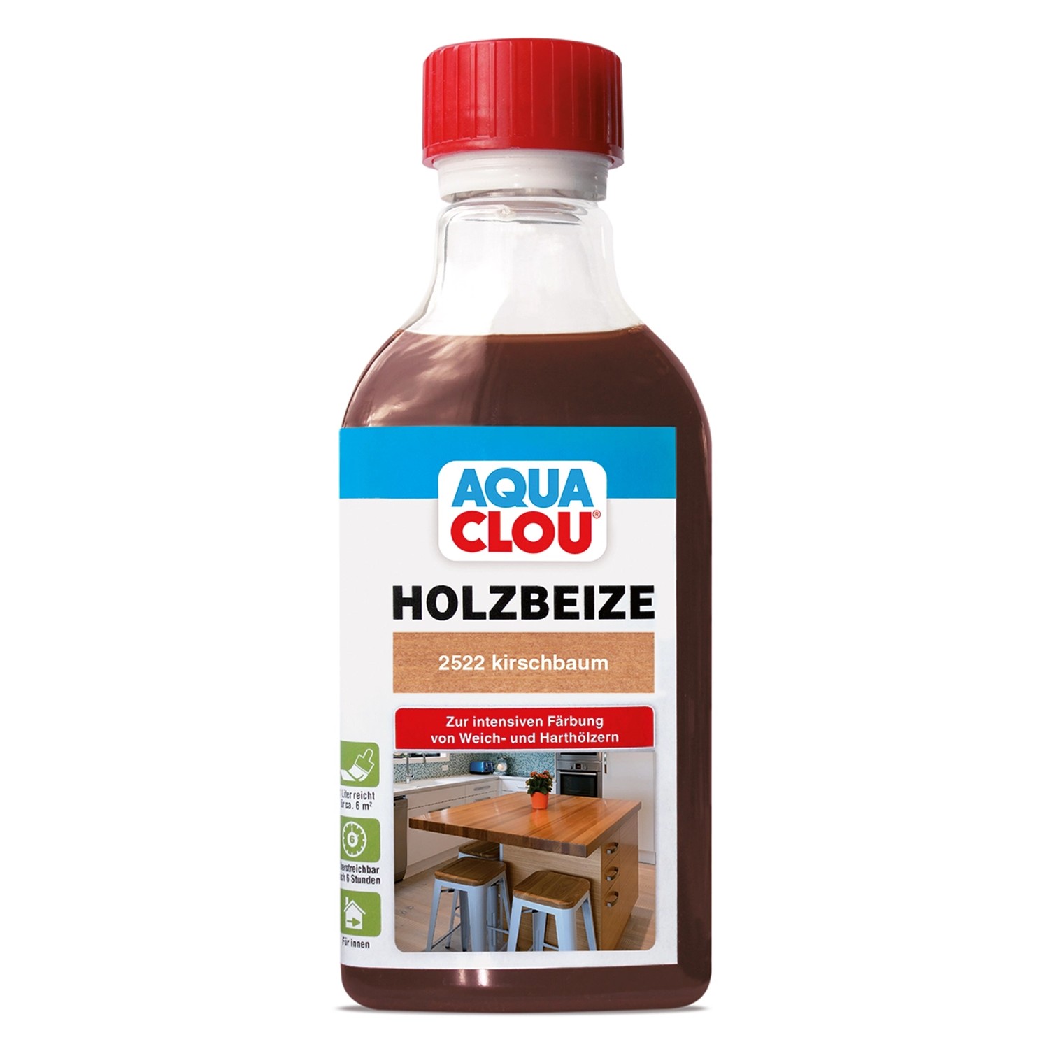 Aqua Clou Holzbeize Kirschbaum 250 ml von CLOU