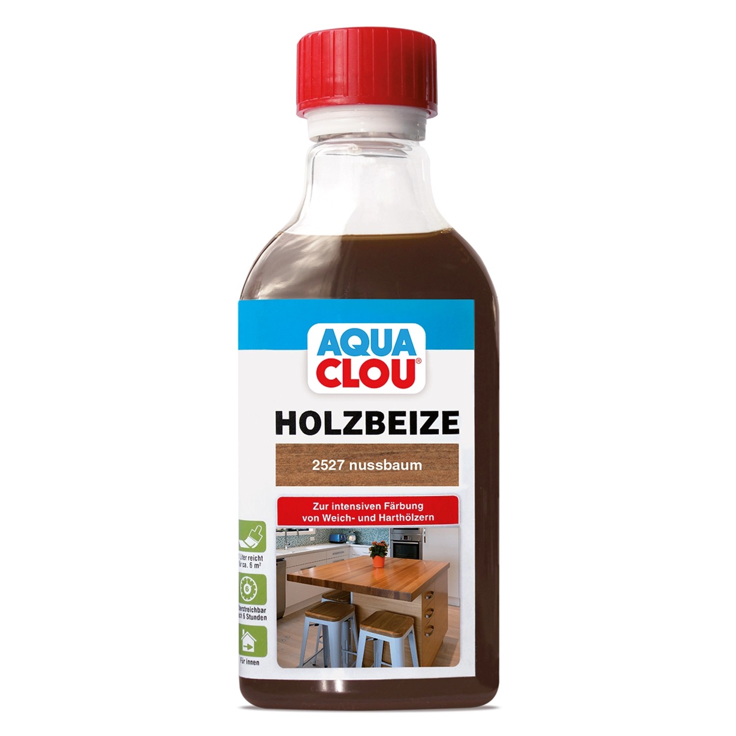 Aqua Clou Holzbeize Nussbaum 250 ml von CLOU
