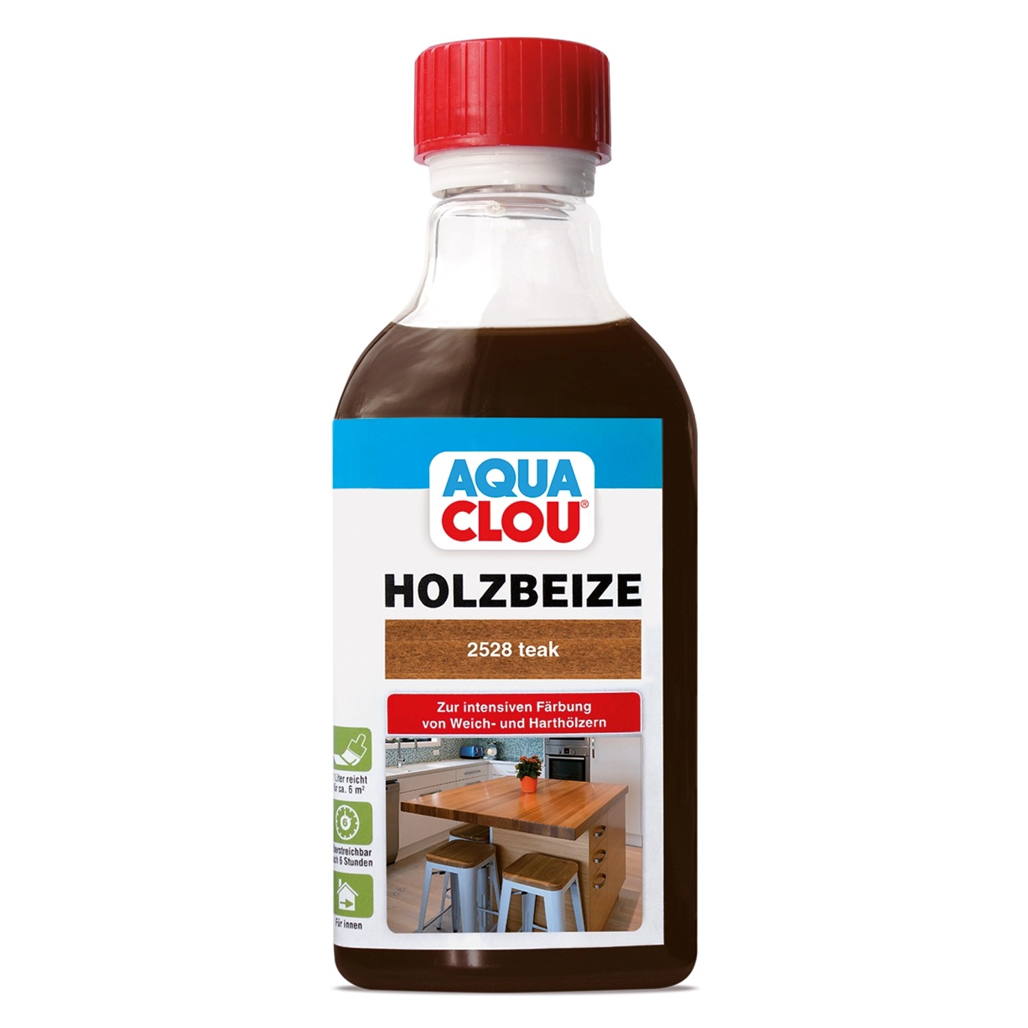 Aqua Clou Holzbeize Teak 250 ml Aqua Clou Holzbeize Teak 250 ml von CLOU